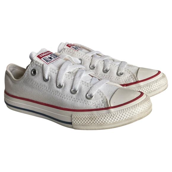 Converse Other - Converse Kids Chuck Taylor All Star Low Top Sneaker Optical White Size 13